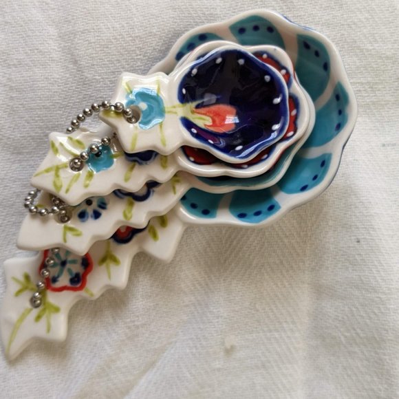 Anthropologie Ceramic Measuring Spoons Set - Picture 4 of 5